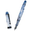 Asvine V126 Vacuum Fill Fountain Pen Blue Swirl Acrylic Medium