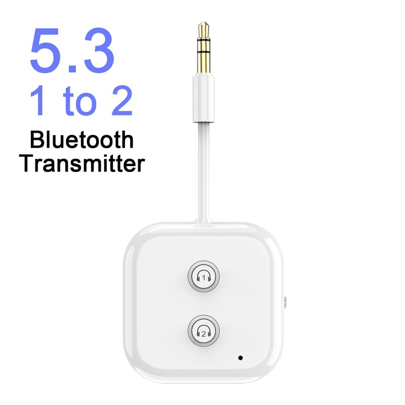 Bluetooth Transmitter, Bluetooth 5.3 Adapter, Bluetooth 5.3 Audio Transmitter Adapter