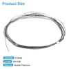 sourcing map 10 Feet Nitinol Wire, 0.5mm 70° Super Elastic