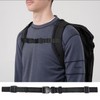 Esteopt Chest Strap Backpack, Black, Nylon, Modern, Buckle, Backpack Strap,