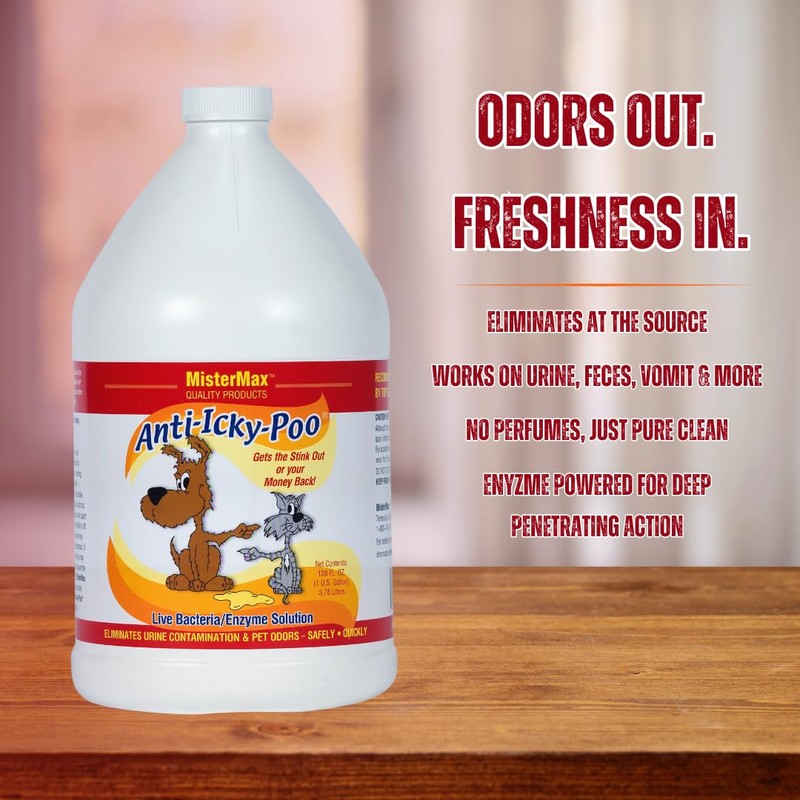 Mister Max Original Scent Anti Icky Poo Odor Remover, Gallon