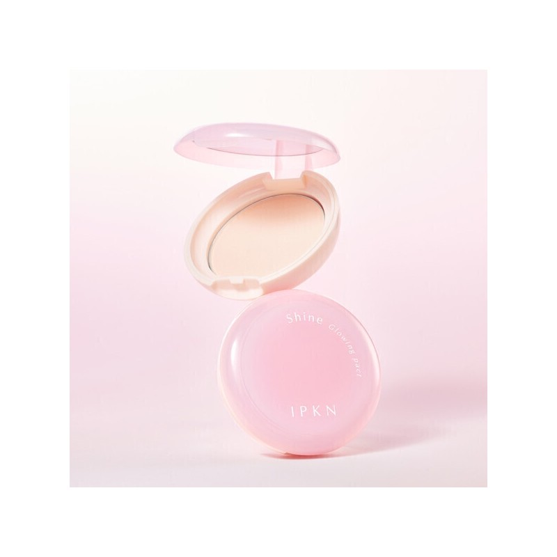 IPKN Shine Glowing Pact 5.5g 1+1 / Tone-up + Smooth