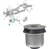Unbranded Front Differential Support Bracket Frame Brace Bushing for 2006-10