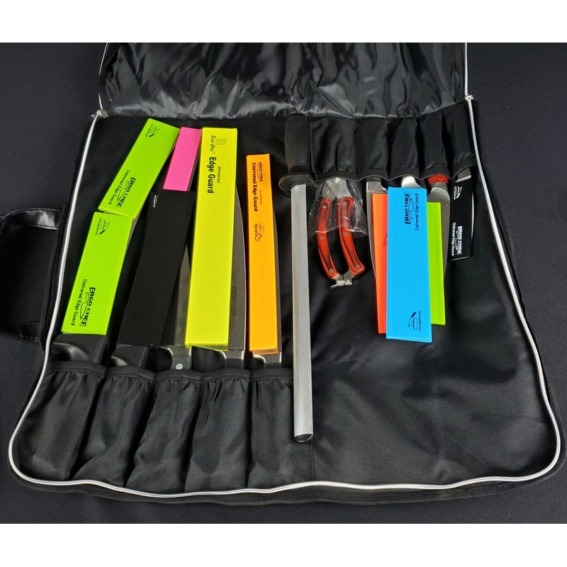 Ergo Chef Heavy Duty Waxed Canvas 10 Pocket Chef Knife