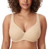DELIMIRA Women's Plus Size Bras Minimizer Underwire Full Coverage Unlined