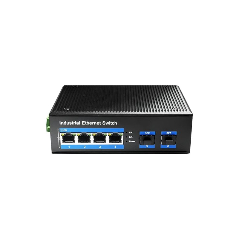 CUDY IG1004S2P Industrial PoE Switch HUB