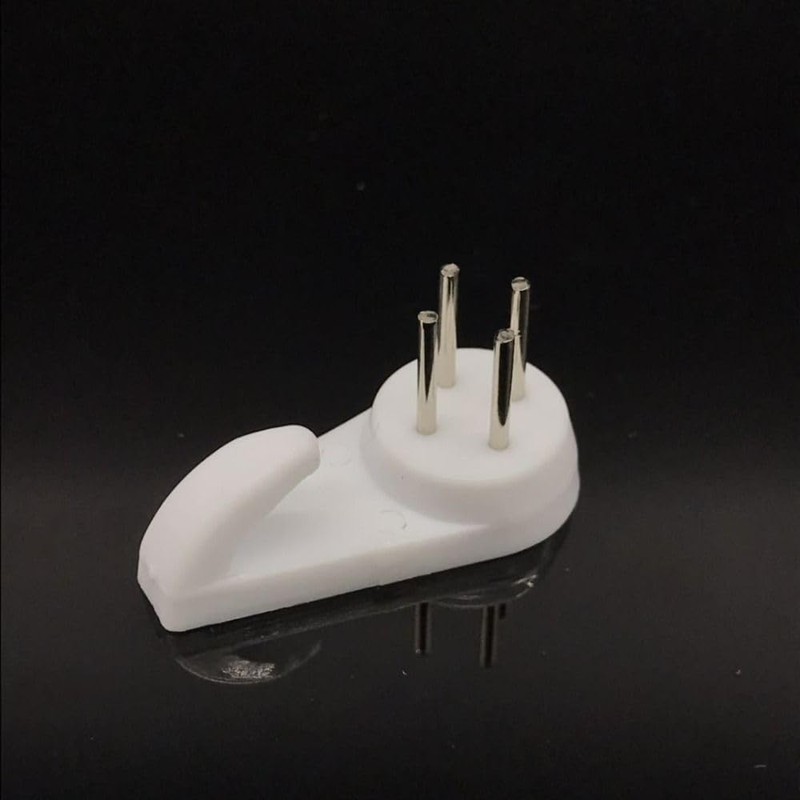 Urjumpea 30 Pcs Traceless Nail Hooks Concrete Wall Hooks Non-Trace