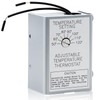 Attic Fan Temperature Controller - 120V Adjustable Thermostat Switch for