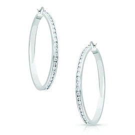 Montana Silversmiths Star Light Lined Hoop Earrings