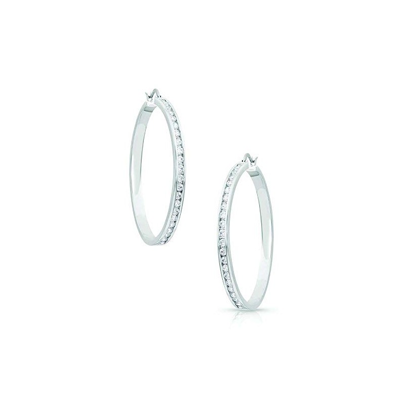 Montana Silversmiths Star Light Lined Hoop Earrings