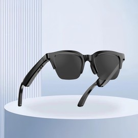 Diyeeni Gafas de Traductor, 2 en 1, Traductor de 137 Idiomas y Gafas de AudioBT.3, Gafas de Sol Inteligentes con Oído Abierto para Hombres y Mujeres, 97% de Precisión de Traducción,