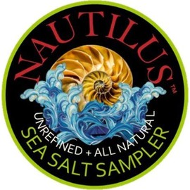 Salts of the 7 Seas Nautilus Sea Salt Sampler in a Clear Plastic Case