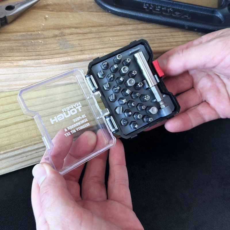 Hyper Tough 28-Piece Security and Screwdriver Bit Set in Reusable