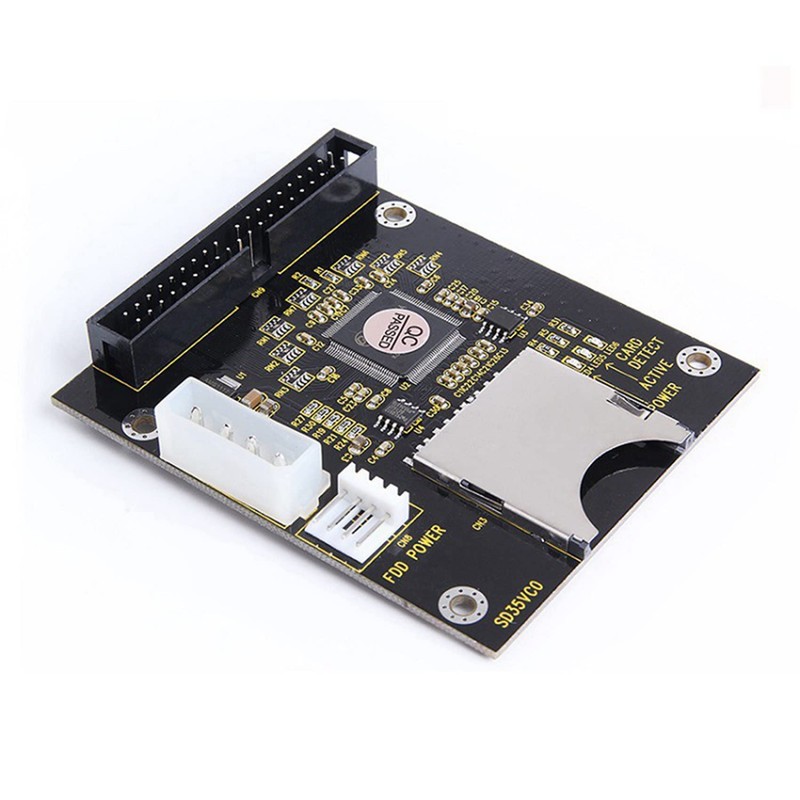 2X SD to 3.5 Inch IDE 40 Pin Converter Card