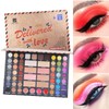 42 Colors Eyeshadow Palette with 7 Makeup Brushes Set Waterproof