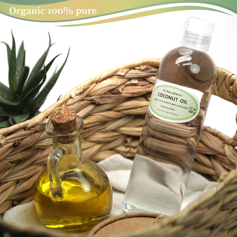 Dr Adorable - 12 oz - Fractionated Coconut Oil -
