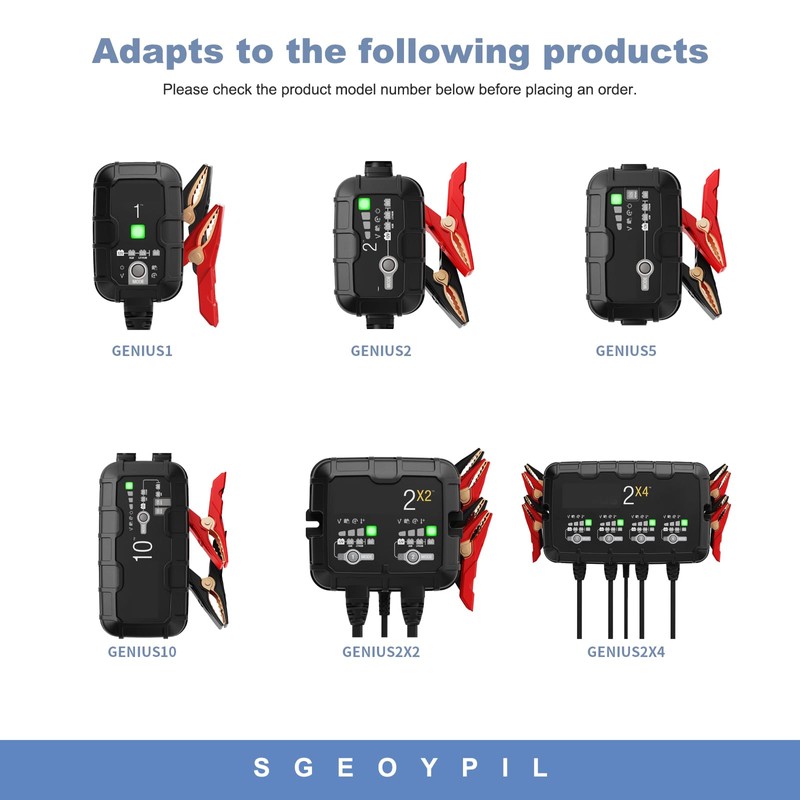 SGEOYPIL GC004 X-Connect Extension Cable Accessory for NOCO Genius Smart