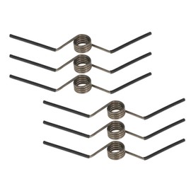 Self Opening Door Hinge Spring Self-Opening Hinge Springs Reverse Acting Fit 1/2" and 5/8" Radius Hinges (6)