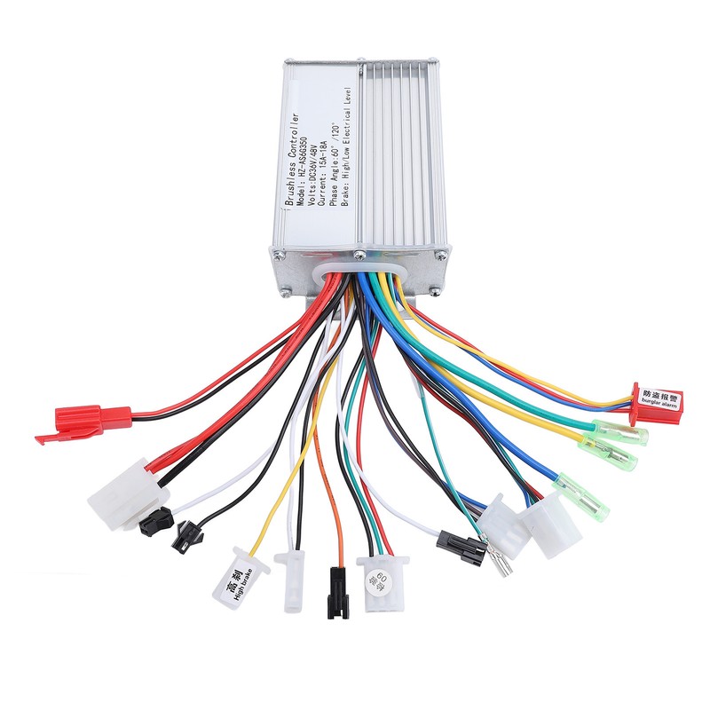 36V 48V 350W Brushless Controller Intelligent Electric Bike Motor Controller