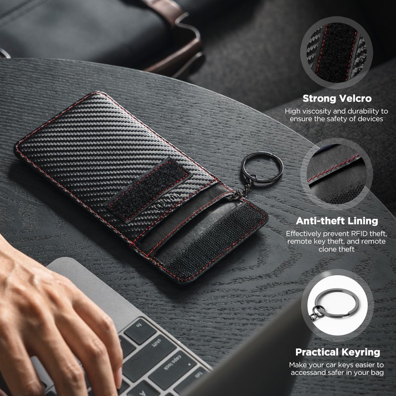 VULKIT Faraday Pouch for Key Fob, Car Key Signal Blocking
