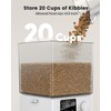 oneisall Automatic Cat Feeder for 2 Cats, 20 Cups/5L Automatic