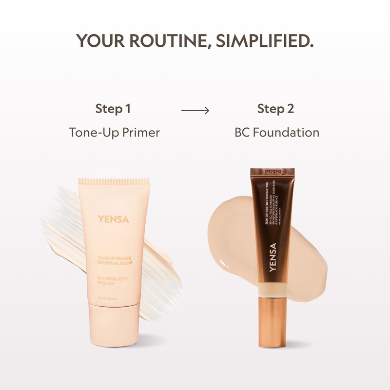 YENSA Skin on Skin BC Foundation Makeup - CC Cream,