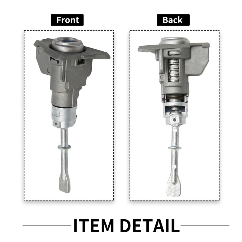 UOIENRT 81970-3XA00 Front Driver Side Door Lock Cylinder with 2