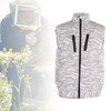 Summer Cooling Fan Vest USB Detachable White Fan Air Conditioning