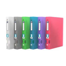 ELBA Ringbuch HAWAI Easy Touch, 4 Ring-Reiámechanik, farbig