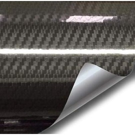 VVIVID Epoxy High Gloss Carbon Vinyl Automotive Wrap Film DIY Easy to Install No Mess (3ft x 5ft, Black)