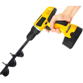 ERYTLLY Bulb Planter, Auger Spiral, Garden Planter Tool 3 x 7 inch,Rapid Umbrella Hole Digger for Planting Bulb Seedlings Bedding Tulips, and Digging Weeds Roots