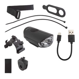 Sunlite Sprint-100 USB Headlight, Black, w/Mount