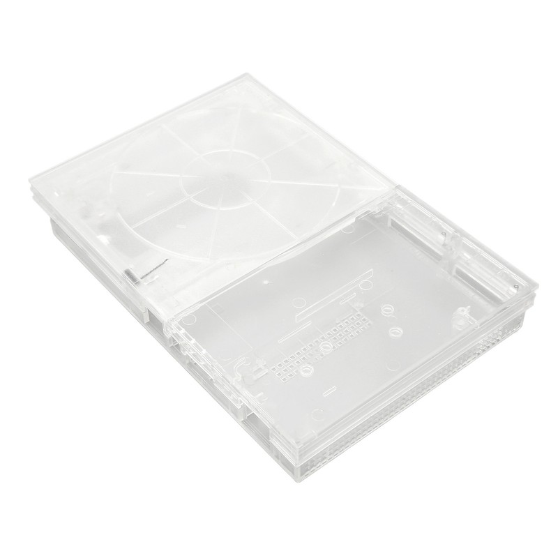 for PS Slim Clear Case DIY Replacement Transparent Game Console