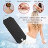 Evridwear Estropajo exfoliante de espalda con asas, dos lados para