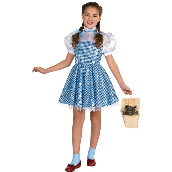 Wizard of Oz Dorothy Sequin Costume, Toddler 1-2 (75th Anniversary Edition)
