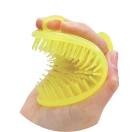 Super Soft Fit!! Shampoo Brush Yellow | Clean and Clean Scalp Friendly, Hand Feeling