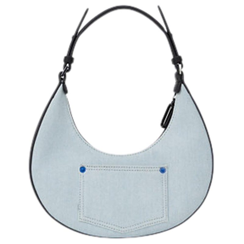 Karl Lagerfeld Jeans Women's Box Logo Small Halfmoon SHB Shoulder