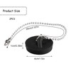 Rumyve 2pcs Universal Sink Plug Stainless Steel Ball Chain Hook,Kitchen