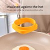 Silicone Pancake Molds, Egg Frying Rings, 5 PCS Handle Egg