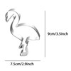 WDYJMALL Flamingo Cookie Cutter Stainless Steel