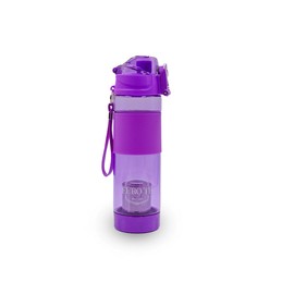 EURO TE Vaso Té Morado Termo 600ml con Infusor de Té Botella Sport, BPA Free, para Bebidas Calientes y Frías