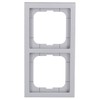 Busch-Jaeger 1722-183K Cover Frame Double Frame Aluminium Silver Future Linear