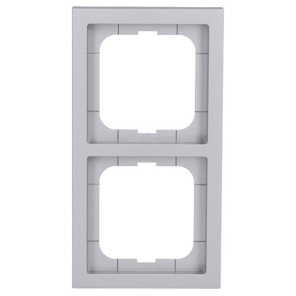 Busch-Jaeger 1722-183K Cover Frame Double Frame Aluminium Silver Future Linear