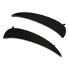 Gloss Black Front Bumper Fog Grille Air Vent Trims Replacement