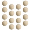 Supvox Pack of 100 Split Wooden Baubles Unfinished Half Wooden