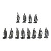 Medieval Castle Fortress Display Stand And 12 Mini Crusader Knights