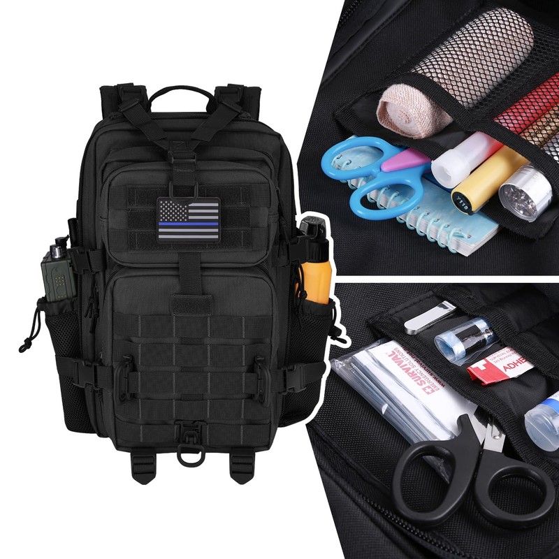 Hannibal Tactical 30L MOLLE Assault Pack, Tactical Backpack Military Army
