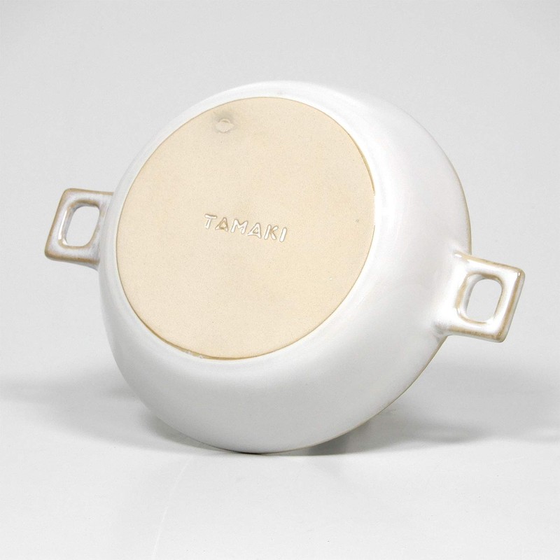 HINATA WH T-932155 Hinata Round Handle Au Gratin Dish