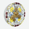 The Gears Clock Wall Clock Italy Collection with Moving Gears