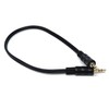 DRUT 30cm 3.5mm to 3.5mm Stereo Audio AUX Cable Gold